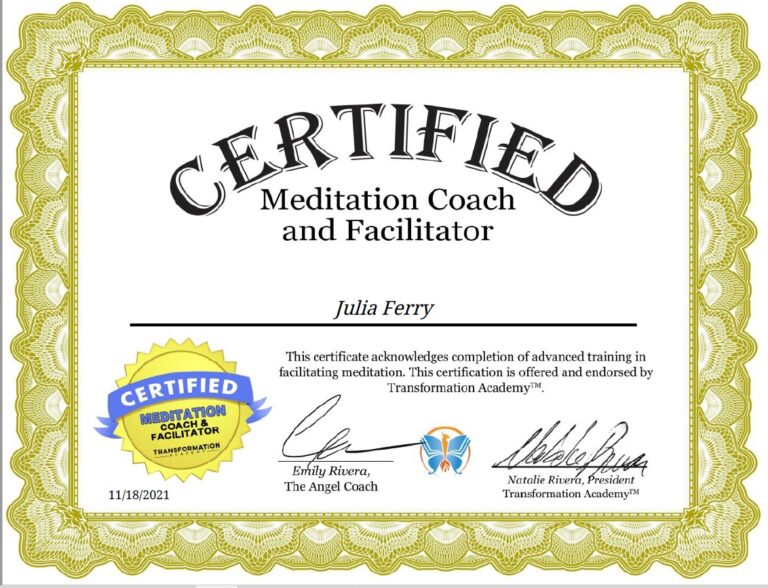 Meditation and Facilitator